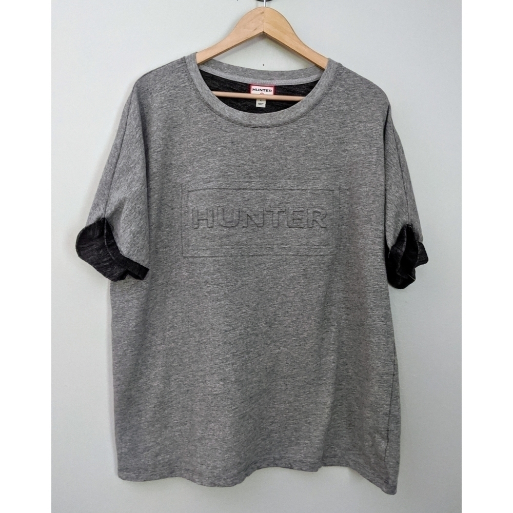 Hunter for Target Embossed Rolled Sleeve Top